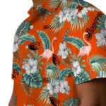 Oregon State Beavers Hawaiian Shirt – Flamingo and Hibiscus