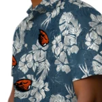 Oregon State Beavers Hawaiian Shirt – Hibiscus Flowers