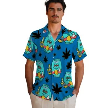 orlando magic bong smile blue hawaiian shirts fashion forward
