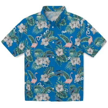 orlando magic flamingo palms blue hawaiian shirts best selling