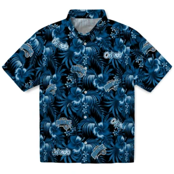 orlando magic hibiscus exotic blue hawaiian shirts best selling