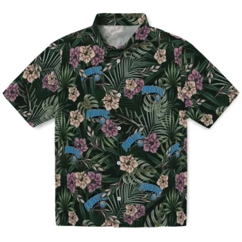 orlando magic hibiscus leaves pattern green hawaiian shirts best selling