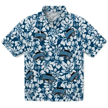 orlando magic hibiscus motif blue white hawaiian shirts best selling