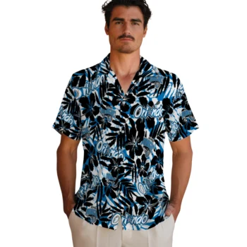 orlando magic hibiscus overlay hawaiian shirts fashion forward