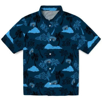 orlando magic palm and clouds blue hawaiian shirts best selling