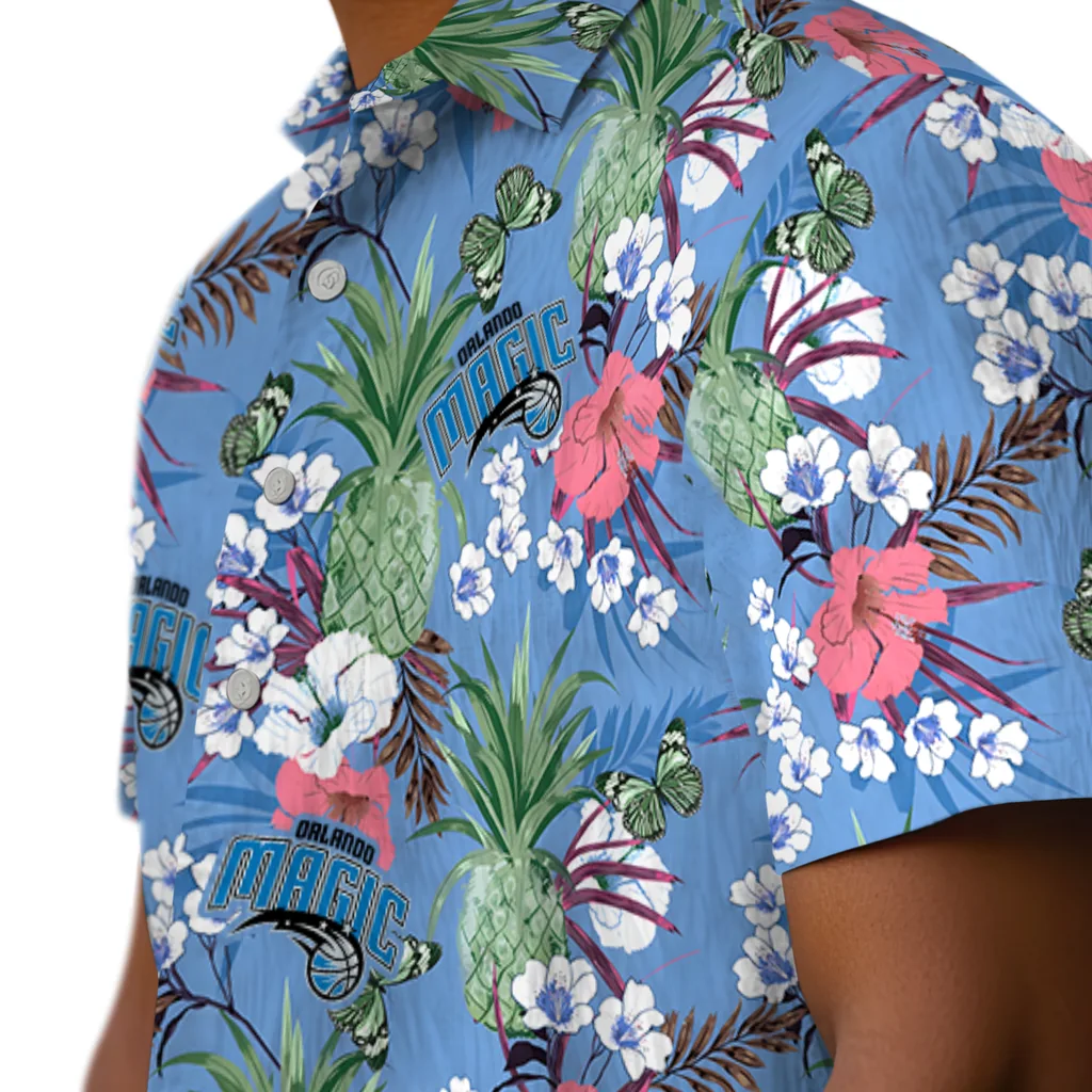 Orlando Magic Hawaiian Shirt - Pineapple Bouquet orlando magic pineapple bouquet best sky blue hawaiian shirts trendy