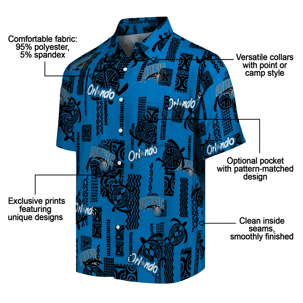 Orlando Magic Hawaiian Shirt - Turtle Lines orlando magic turtle lines blue hawaiian shirts new arrival