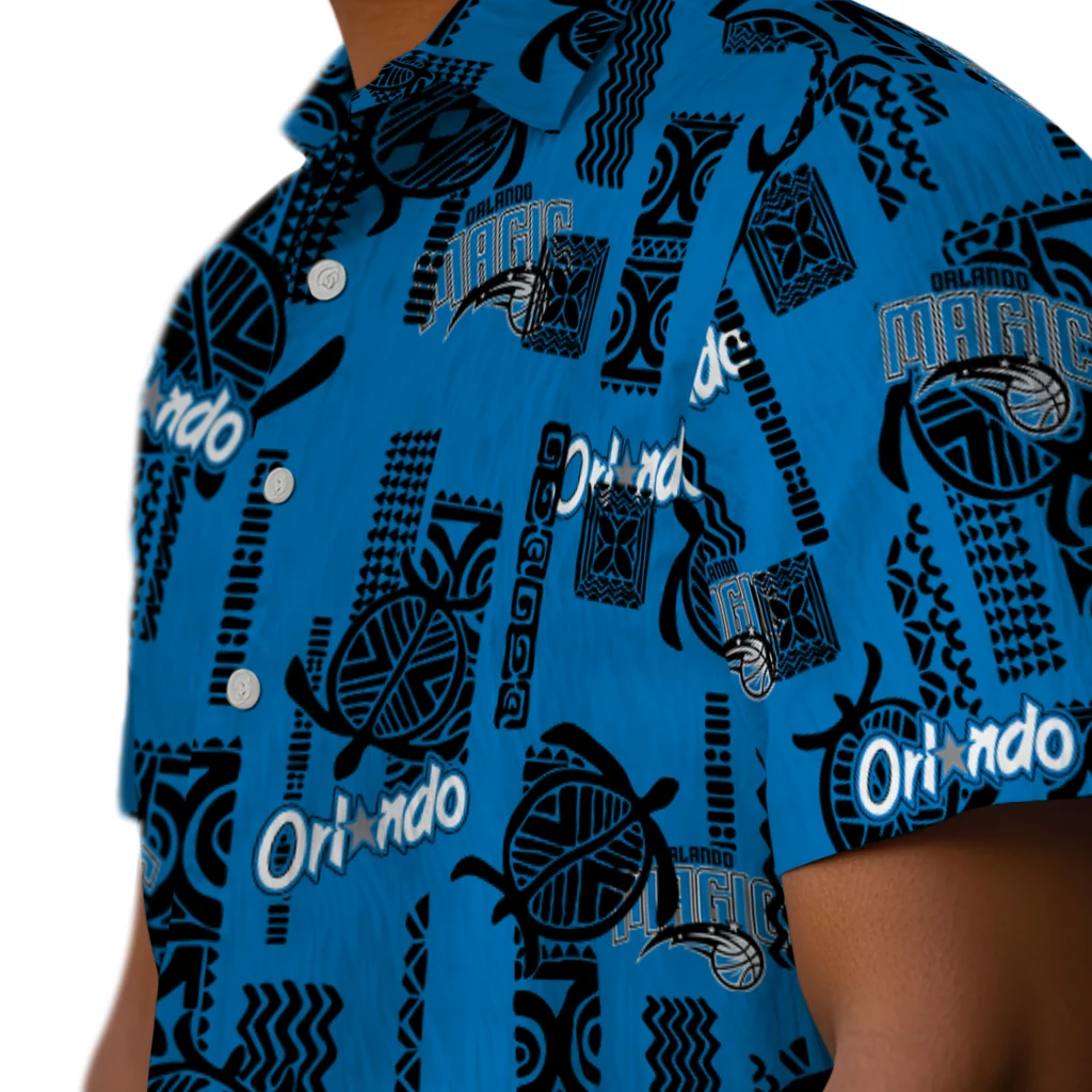 Orlando Magic Hawaiian Shirt - Turtle Lines orlando magic turtle lines blue hawaiian shirts trendy