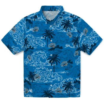 orlando magic wave palm blue hawaiian shirts best selling