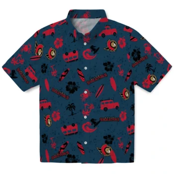 ottawa senators beach vibe navy hawaiian shirts best selling