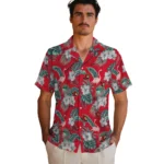 Ottawa Senators Hawaiian Shirt – Flamingo and Hibiscus
