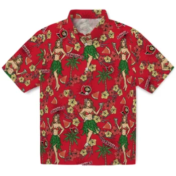 ottawa senators hawaiian girls design red hawaiian shirts best selling