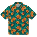Ottawa Senators Hawaiian Shirt – Hibiscus and Palm Leaves