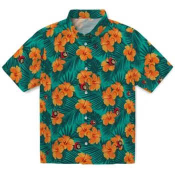 ottawa senators hibiscus escape green hawaiian shirts best selling