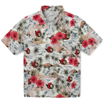 ottawa senators hibiscus seaside white hawaiian shirts best selling