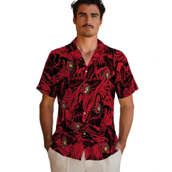 ottawa senators monstera layer red hawaiian shirts fashion forward