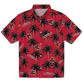ottawa senators palm grove red hawaiian shirts best selling