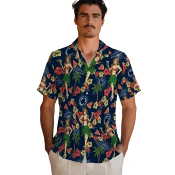 penn state nittany lions hawaiian girls design blue hawaiian shirts fashion forward