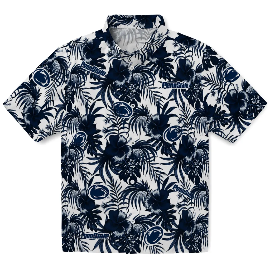 Penn State Nittany Lions Hawaiian Shirt - Hibiscus Exotic penn state nittany lions hibiscus exotic blue hawaiian shirts best selling