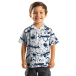 Penn State Nittany Lions Hawaiian Shirt – Hibiscus Overlay