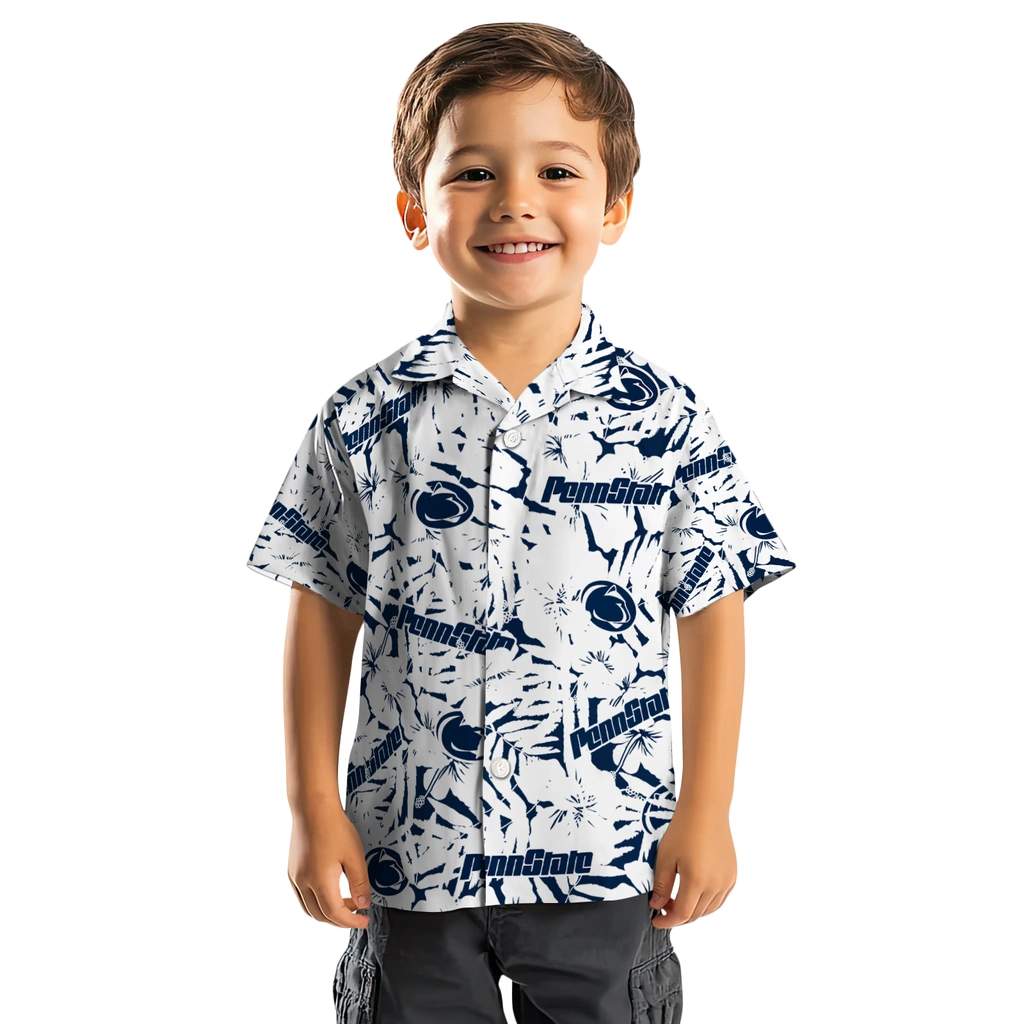 Penn State Nittany Lions Hawaiian Shirt - Hibiscus Overlay penn state nittany lions hibiscus overlay hawaiian shirts top rated