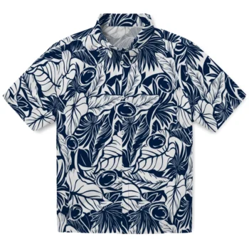 penn state nittany lions monstera layer blue hawaiian shirts best selling
