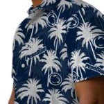 Penn State Nittany Lions Hawaiian Shirt – Palm Tree Motif