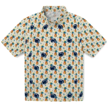 penn state nittany lions pineapple delight beige hawaiian shirts best selling