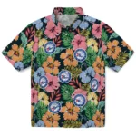 Philadelphia 76ers Hawaiian Shirt – Brilliant Hibiscus Garden