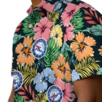 Philadelphia 76ers Hawaiian Shirt – Brilliant Hibiscus Garden