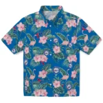 Philadelphia 76ers Hawaiian Shirt – Flamingo and Hibiscus