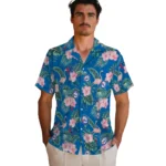 Philadelphia 76ers Hawaiian Shirt – Flamingo and Hibiscus
