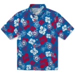 Philadelphia 76ers Hawaiian Shirt – Hibiscus Flower Design