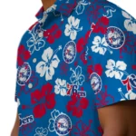 Philadelphia 76ers Hawaiian Shirt – Hibiscus Flower Design