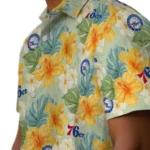Philadelphia 76ers Hawaiian Shirt – Hibiscus Mood