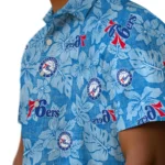 Philadelphia 76ers Hawaiian Shirt – Hibiscus Oasis