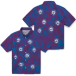 Philadelphia 76ers Hawaiian Shirt – Leaf Outline
