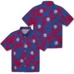 Philadelphia 76ers Hawaiian Shirt – Monstera Layer