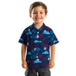 Philadelphia 76ers Hawaiian Shirt – Palm And Clouds