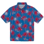 Philadelphia 76ers Hawaiian Shirt – Palm Tree Motif
