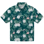 Philadelphia Eagles Hawaiian Shirt – Flamingo and Hibiscus