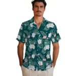 Philadelphia Eagles Hawaiian Shirt – Flamingo and Hibiscus