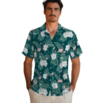 philadelphia eagles flamingo palms green hawaiian shirts fashion forward