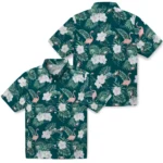 Philadelphia Eagles Hawaiian Shirt – Flamingo and Hibiscus