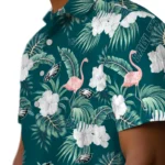 Philadelphia Eagles Hawaiian Shirt – Flamingo and Hibiscus