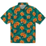 Philadelphia Eagles Hawaiian Shirt – Hibiscus and Palm Leaves