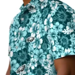 Philadelphia Eagles Hawaiian Shirt – Hibiscus Blooms