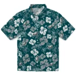 Philadelphia Eagles Hawaiian Shirt – Hibiscus Flower Design