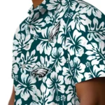 Philadelphia Eagles Hawaiian Shirt – Hibiscus Motif