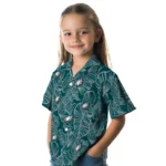 Philadelphia Eagles Hawaiian Shirt – Leaf Outline